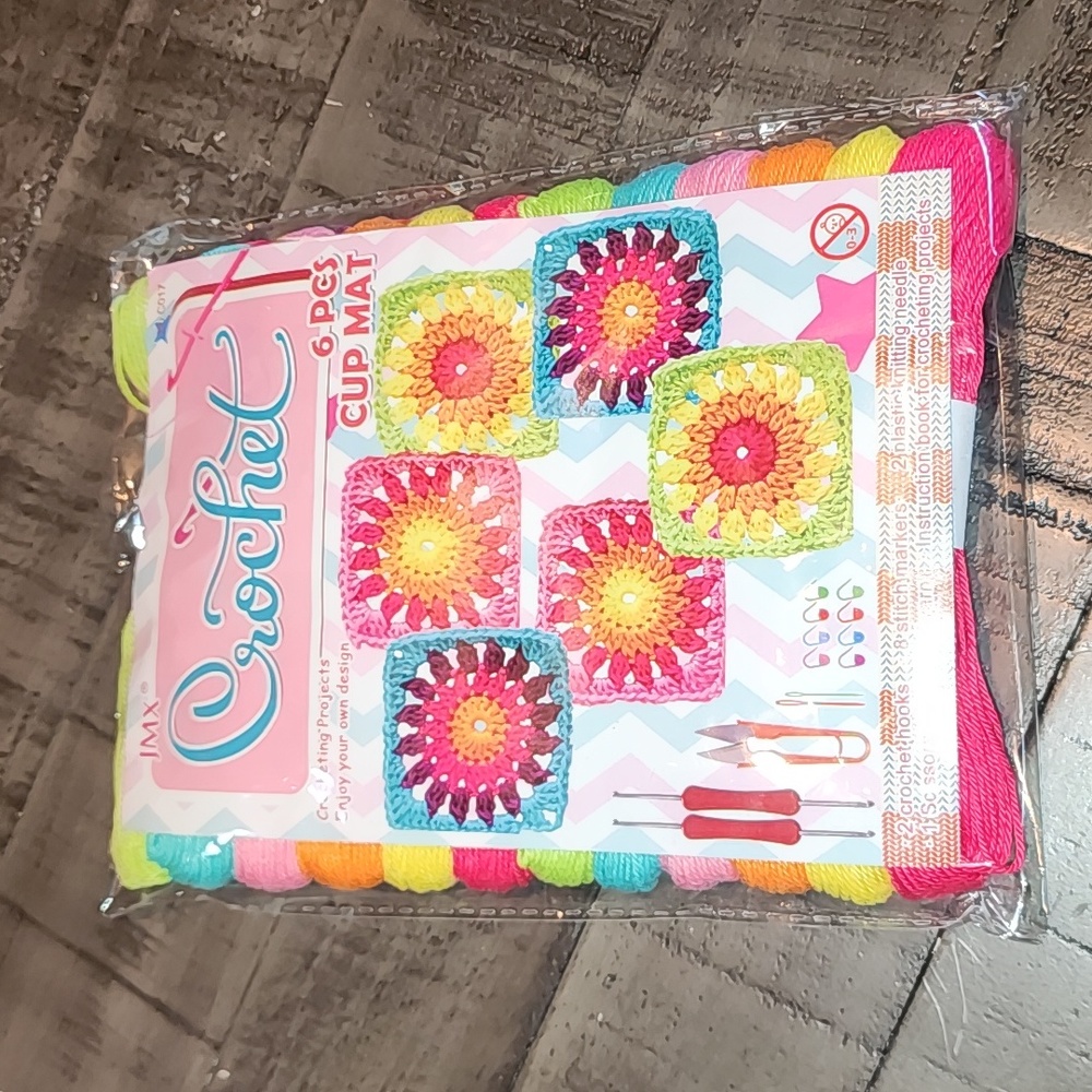 CROCHET 6PCS Cup Mat